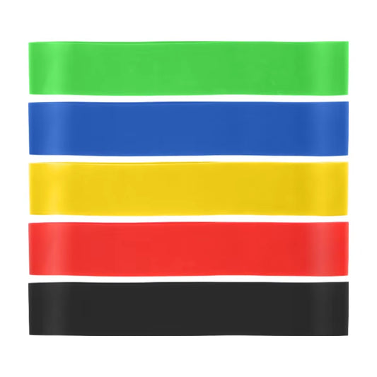 7PC Yoga Rally Circle Resistance Bands Fitness Set Rubber Loop Strength Training Workout Expander Gym Equipment Elastic Portable